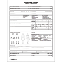 Patient Assessment Chart Helyx Safety & Industrial Supplies