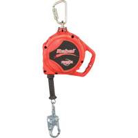 Rebel Self Retracting Lifeline, 33', Galvanized Steel, Swivel Helyx Safety & Industrial Supplies