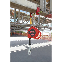 Rebel Self Retracting Lifeline, 33', Galvanized Steel, Swivel Helyx Safety & Industrial Supplies