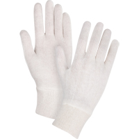 Mediumweight Inspection Gloves, Poly/Cotton, Knit Wrist Cuff, Ladies Helyx Safety & Industrial Supplies