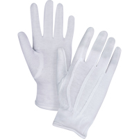 Parade/Waiter's Gloves, Cotton, Hemmed Cuff, Small Helyx Safety & Industrial Supplies