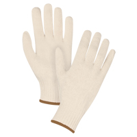 Standard-Duty String Knit Gloves, Poly/Cotton, 7 Gauge, Large Helyx Safety & Industrial Supplies