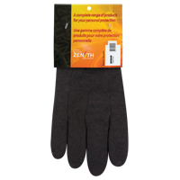 Jersey Gloves, Large, Brown, Unlined, Knit Wrist Helyx Safety & Industrial Supplies