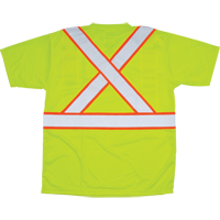 CSA Compliant T-Shirt, Polyester, Medium, High Visibility Lime-Yellow Helyx Safety & Industrial Supplies