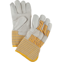 Gant pour ajusteur doubl&eacute;s pour l'hiver r&eacute;sistant &agrave; l'abrasion, Grand, Paume en Cuir fleur de vache, Doublure en Molleton de coton Helyx Safety & Industrial Supplies