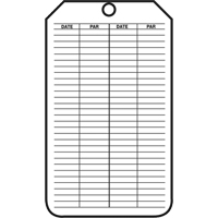 Safety Tags, Plastic, 3-1/8" W x 5-7/8" H, French Helyx Safety & Industrial Supplies