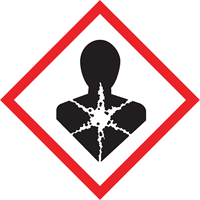 GHS Pictogram Labels, Vinyl, Roll, 4" L x 4" W Helyx Safety & Industrial Supplies