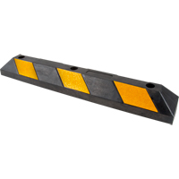 Parking Curb, Rubber, 3' L, Black/Yellow Helyx Safety & Industrial Supplies