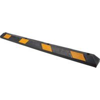 Butoir pour espace de stationnement, Caoutchouc, 6' l, Noir/Jaune Helyx Safety & Industrial Supplies