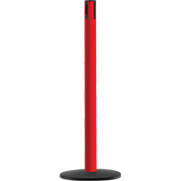 Syst&egrave;me Advance TensaBarrier - Poteau r&eacute;cepteur, Hauteur de 36", Rouge Helyx Safety & Industrial Supplies