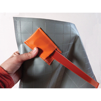 Panneau pour condition temporaire &agrave; rouler avec fl&egrave;che, 24" x 24", Vinyle, Pictogramme Helyx Safety & Industrial Supplies
