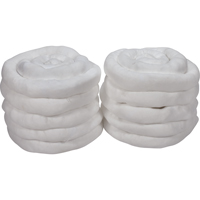 Sorbent Sock, Oil Only, 45 gal. Absorbancy, 3" W x 10' L, Pack of 10 Helyx Safety & Industrial Supplies