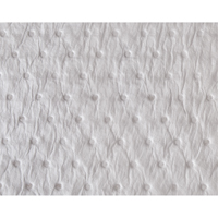 Feuilles absorbantes en fibres fines de premi&egrave;re qualit&eacute;, Huile seulement, 15" x 17", 25 gal. d'absorption Helyx Safety & Industrial Supplies