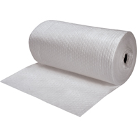Feuilles absorbantes en fibres fines de premi&egrave;re qualit&eacute;, Lourd, 150' lo x 30" la, Absorption 50 gal. Helyx Safety & Industrial Supplies
