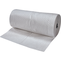 Feuilles absorbantes en fibres fines de premi&egrave;re qualit&eacute;, Poids moyen, 150' lo x 30" la, Absorption 40 gal. Helyx Safety & Industrial Supplies