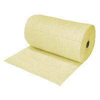 Rouleaux absorbants en fibres fines de premi&egrave;re qualit&eacute;, Lourd, 150' lo x 15" la, Absorption 50 gal. Helyx Safety & Industrial Supplies