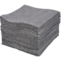 Feuilles absorbantes lamin&eacute;es (SMS) de premi&egrave;re qualit&eacute;, Universel, 15" x 17", 30 gal. d'absorption Helyx Safety & Industrial Supplies