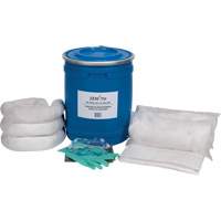 Trousse de lutte contre les d&eacute;versements de premi&egrave;re qualit&eacute; pour camion, Huile seulement, Baril, Absorbance de 10 gal. US Helyx Safety & Industrial Supplies