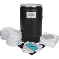 Spill Kit, Oil Only, Drum, 55 US gal. Absorbancy Helyx Safety & Industrial Supplies