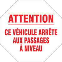 French Traffic Sign, Vinyl, 18" W x 18" H Helyx Safety & Industrial Supplies