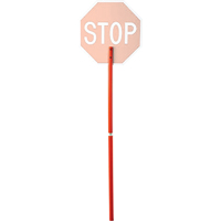 Traffic Control Sign Plastic Handle Helyx Safety & Industrial Supplies