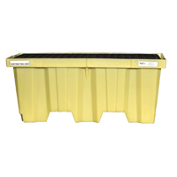 Nestable 2-Drum Poly-Spillpallet Without Drain, 66 US gal. Spill Capacity, 51" x 26" x 21" Helyx Safety & Industrial Supplies