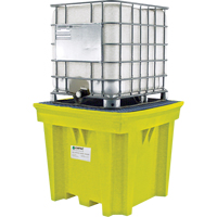 IBC Space-Saver Without Drain, 275 US gal. Spill Capacity, 57" x 57" x 48" Helyx Safety & Industrial Supplies