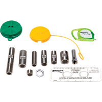 Trousse de mise &agrave; niveau pour douche oculaire/faciale Axion Advantage avec t&ecirc;te de douche oculaire/faciale en plastique ABS vert Helyx Safety & Industrial Supplies