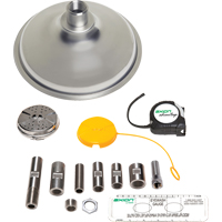 Trousse de mise &agrave; niveau pour douche et douche oculaire/faciale Axion Advantage avec t&ecirc;te et t&ecirc;te de douche oculaire/faciale en acier inoxydable Helyx Safety & Industrial Supplies
