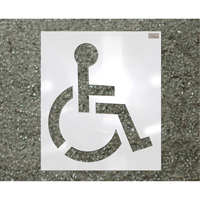 Pochoirs pour parc de stationnement, Pictogramme, 39" Helyx Safety & Industrial Supplies