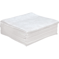 Premium Anti Static Sorbent Pads, Oil Only, 30" x 30", 55 Gal. Absorbancy Helyx Safety & Industrial Supplies