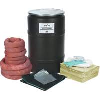 Trousse de lutte contre les d&eacute;versements, Mati&egrave;res dangereuses, Baril, Absorbance de 55 gal. US Helyx Safety & Industrial Supplies