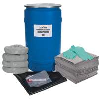 Shop Spill Kit, Universal, Drum, 30 US gal. Absorbancy Helyx Safety & Industrial Supplies