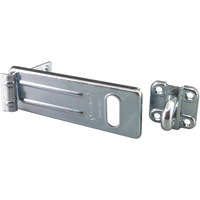 General Security Hardened Steel Hasp, Silver Helyx Safety & Industrial Supplies