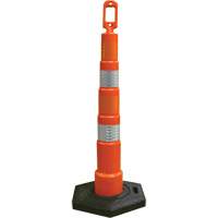 Grip N Go Trim Line Channelizers, 49" High, Orange Helyx Safety & Industrial Supplies