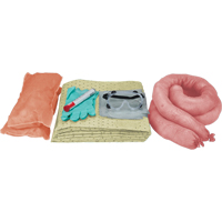 Trousses de d&eacute;versements de rechange de premi&egrave;re qualit&eacute; pour v&eacute;hicules, 10 gallons, Mati&egrave;res dangereuses Helyx Safety & Industrial Supplies