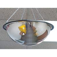 360° Dome Mirror, Full Dome, Open Top, 20" Diameter Helyx Safety & Industrial Supplies