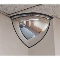 90° Dome Mirror, Quarter Dome, Open Top, 20" Diameter Helyx Safety & Industrial Supplies