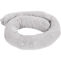 Sorbent Sock, Oil Only, 25 gal. Absorbancy, 3" W x 4' L, Pack of 12 Helyx Safety & Industrial Supplies