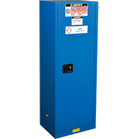 ChemCor&reg; Lined Hazardous Material Slimline Safety Cabinets, 22 gal., 23.25" x 65" x 18" Helyx Safety & Industrial Supplies