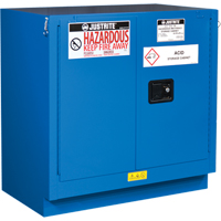 ChemCor&reg; Lined Hazardous Material Undercounter Safety Cabinets, 22 gal., 35" x 35" x 22" Helyx Safety & Industrial Supplies