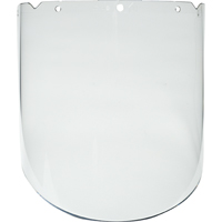 V-Gard&reg; Visor for Heavy Duty General Purpose Applications, Polycarbonate, Clear Tint Helyx Safety & Industrial Supplies