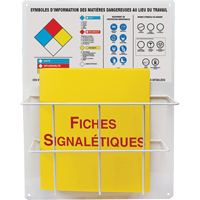 Haz-Mat Basket Style Centre Boards, French, Binders Included Helyx Safety & Industrial Supplies