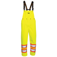 Pantalons 300 deniers Professional Journeyman, Polyester, Petit, Jaune lime haute visibilit&eacute; Helyx Safety & Industrial Supplies