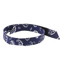 Chill-Its&reg; 6705 Evaporative Cooling Bandana, Blue Helyx Safety & Industrial Supplies