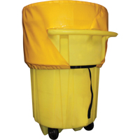 Couvercle en poly pour les surconteneurs avec roues de 50 gallons Helyx Safety & Industrial Supplies