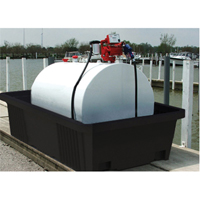 Poly-Tank&reg; Containment Unit 550 Without Drain, 113" L x 71" W x 32" H, 750 US gal. Capacity Helyx Safety & Industrial Supplies