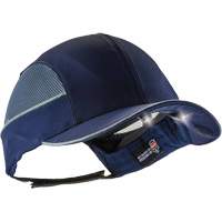 Skullerz&reg; 8960 Long Brim Bump Cap with LED Lighting, Navy Blue Helyx Safety & Industrial Supplies