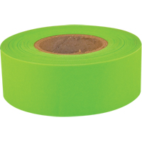 Ruban de signalisation Sub-Zero, 1,2" la x 150' lo, Lime fluorescent Helyx Safety & Industrial Supplies