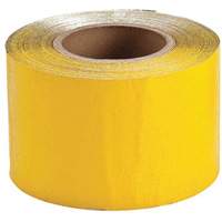 Ruban de marquage temporaire pour la chauss&eacute;e, 4" x 150', Vinyle, Jaune Helyx Safety & Industrial Supplies